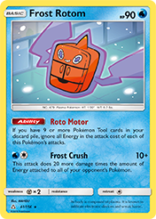 Frost Rotom Ultra Prism Pokemon Card