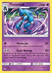 Toxicroak Ultra Prism Pokemon Card