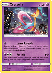 Cresselia Ultra Prism Pokemon Card