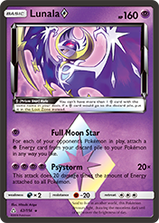 Lunala ◇ Ultra Prism Pokemon Card