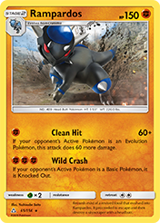 Rampardos Ultra Prism Pokemon Card