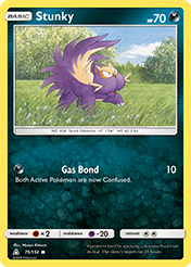 Stunky Ultra Prism Pokemon Card