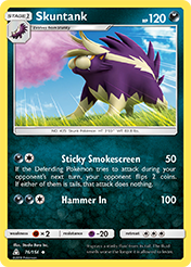 Skuntank Ultra Prism Pokemon Card