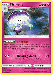 Shiinotic Ultra Prism Pokemon Card