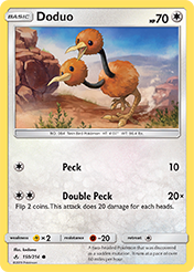 Doduo Unbroken Bonds Pokemon Card