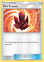 Fire Crystal Unbroken Bonds Pokemon Card