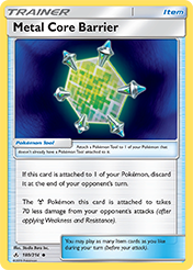 Metal Core Barrier Unbroken Bonds Pokemon Card