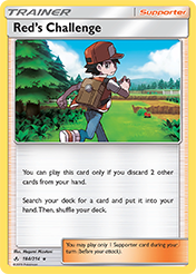 Red's Challenge Unbroken Bonds Pokemon Card