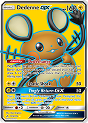 Dedenne-GX Unbroken Bonds Pokemon Card