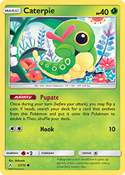 Caterpie Unbroken Bonds Card List