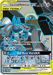 Lucario & Melmetal-GX Unbroken Bonds Pokemon Card