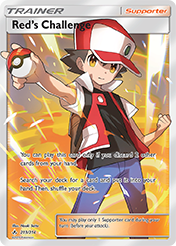 Red's Challenge Unbroken Bonds Pokemon Card