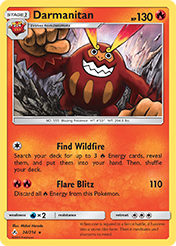 Darmanitan Unbroken Bonds Pokemon Card