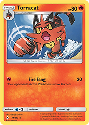 Torracat Unbroken Bonds Pokemon Card