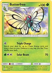 Butterfree Unbroken Bonds Card List