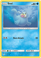 Seel Unbroken Bonds Pokemon Card