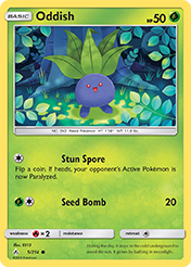 Oddish Unbroken Bonds Card List