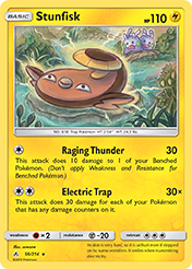 Stunfisk Unbroken Bonds Pokemon Card