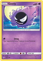 Gastly Unbroken Bonds Pokemon Card