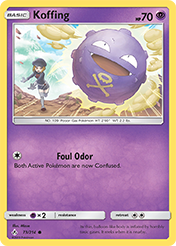 Koffing Unbroken Bonds Pokemon Card