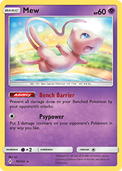 Mew Unbroken Bonds Pokemon Card