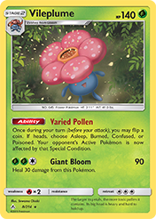 Vileplume Unbroken Bonds Card List