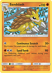 Sandslash Unbroken Bonds Pokemon Card