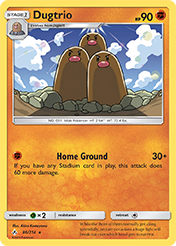 Dugtrio Unbroken Bonds Pokemon Card