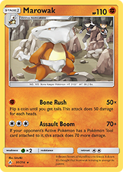 Marowak Unbroken Bonds Pokemon Card