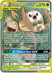 Rowlet & Alolan Exeggutor-GX