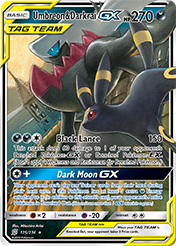 Umbreon & Darkrai-GX Unified Minds Pokemon Card