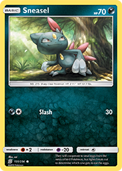 Sneasel Unified Minds Pokemon Card