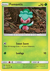 Fomantis Unified Minds Card List