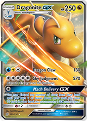 Dragonite-GX Unified Minds Pokemon Card