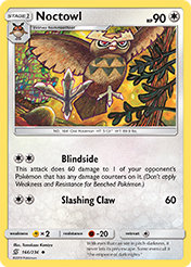 Noctowl Unified Minds Pokemon Card