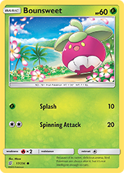 Bounsweet Unified Minds Pokemon Card