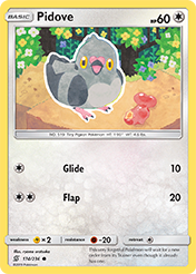 Pidove Unified Minds Pokemon Card