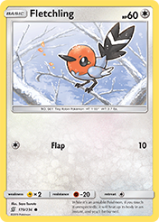 Fletchling Unified Minds Pokemon Card