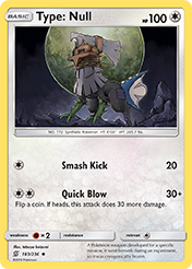 Type: Null Unified Minds Pokemon Card