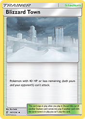 Blizzard Town Unified Minds Pokemon Card