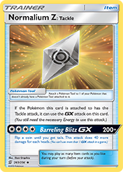 Normalium Z: Tackle Unified Minds Pokemon Card
