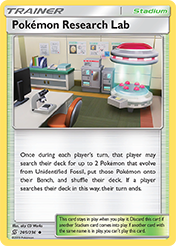 Pokemon Research Lab Unified Minds Pokemon Card
