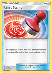 Reset Stamp Unified Minds Pokemon Card