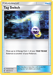 Tag Switch Unified Minds Pokemon Card