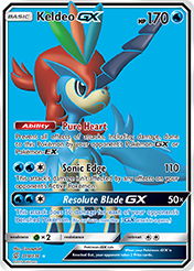 Keldeo-GX Unified Minds Pokemon Card