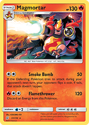 Magmortar Unified Minds Pokemon Card