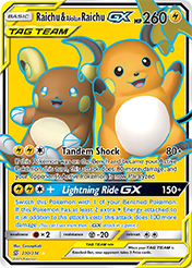 Raichu & Alolan Raichu-GX