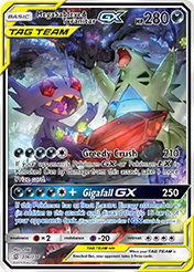 Mega Sableye & Tyranitar-GX Unified Minds Pokemon Card