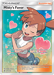 Misty's Favor Unified Minds Pokemon Card
