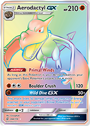 Aerodactyl-GX Unified Minds Pokemon Card